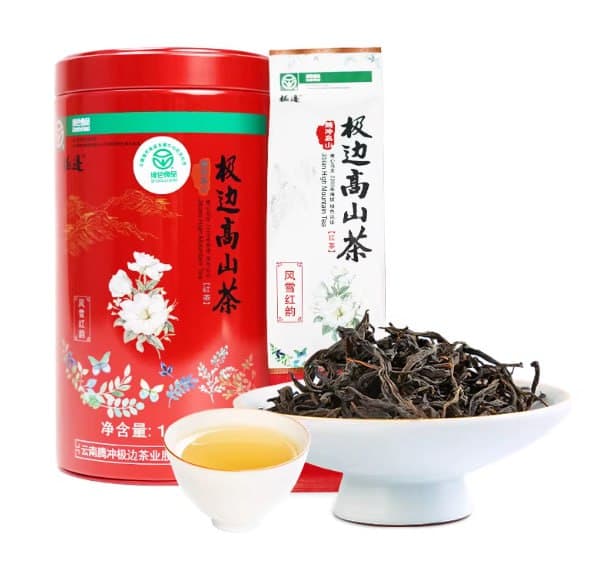Frontier Wind & Snow Red Charm - Yunnan High-Mountain Black Tea, Oolong-Style Black Tea, Green Food