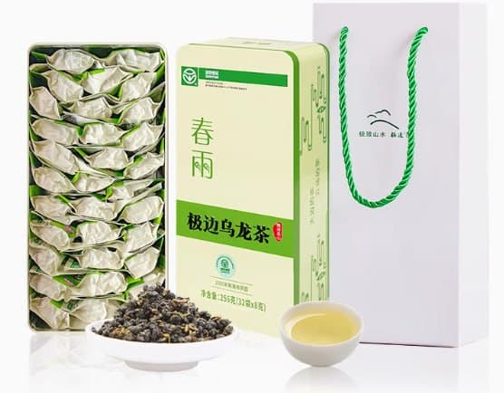 Jibian Chunyu Yunnan High Mountain Oolong Tea – Medium Roast Oolong, Gift Box