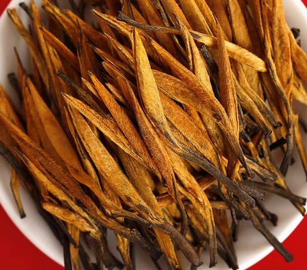 2023 Early Spring Yunnan Fengqing Ancient Tree Dian Hong Black Tea – Large Golden Tips, Golden Buds with Honey Aroma