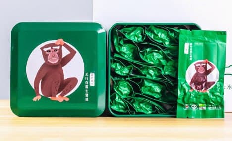 Jibian Jiaren Gibbon High Mountain Oolong Tea, Gift box, Light Aroma